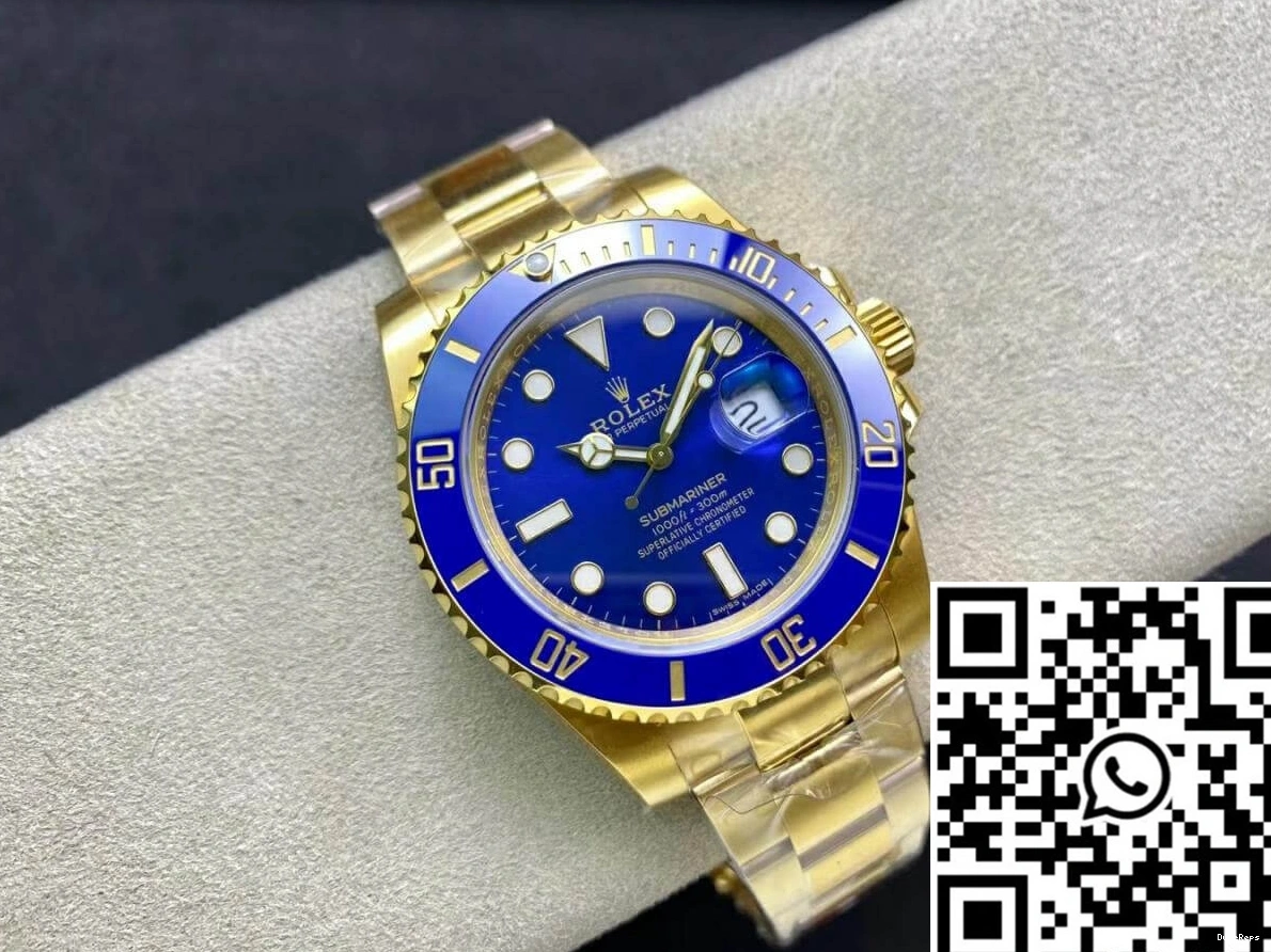 Factory Yellow Gold M116618LB-0003 Submariner VS Rolex 0306